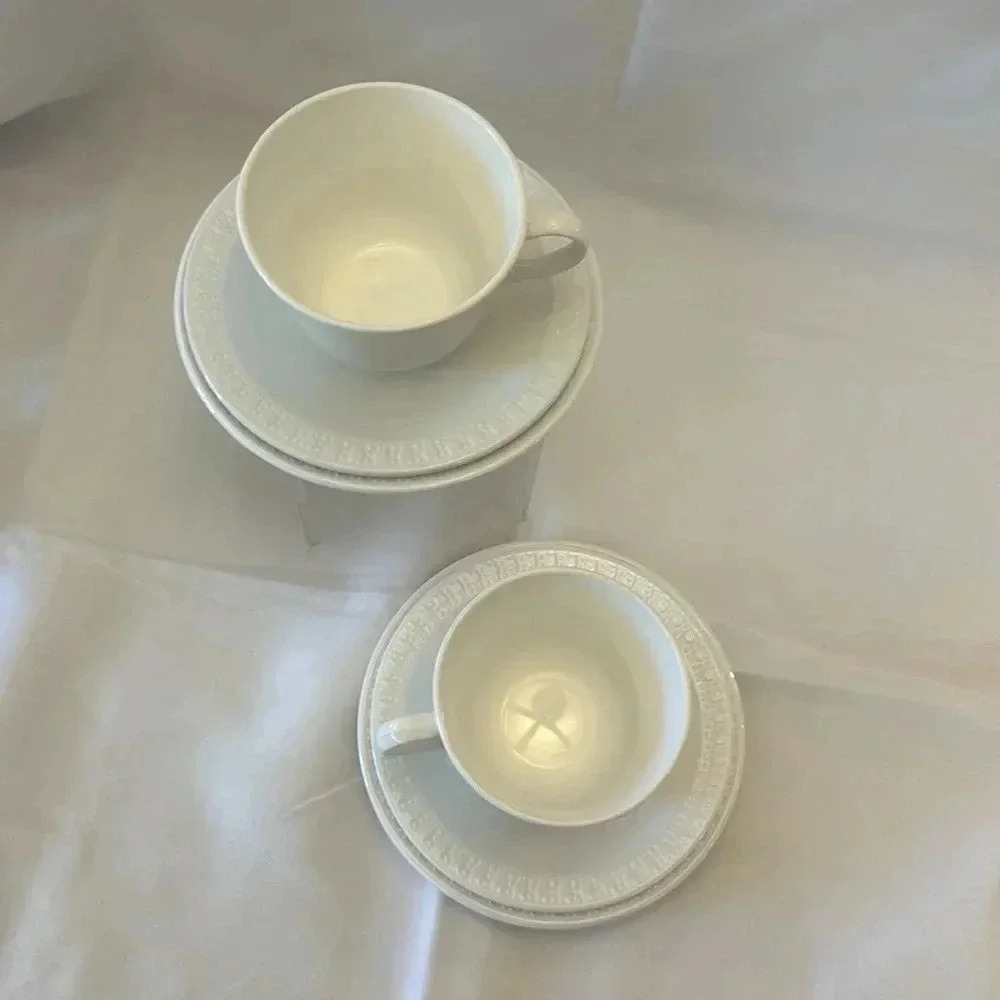Corelle Cups Centura Plates by Corning Cup and Plate Set of 6 for 2 - Picture 3 of 6